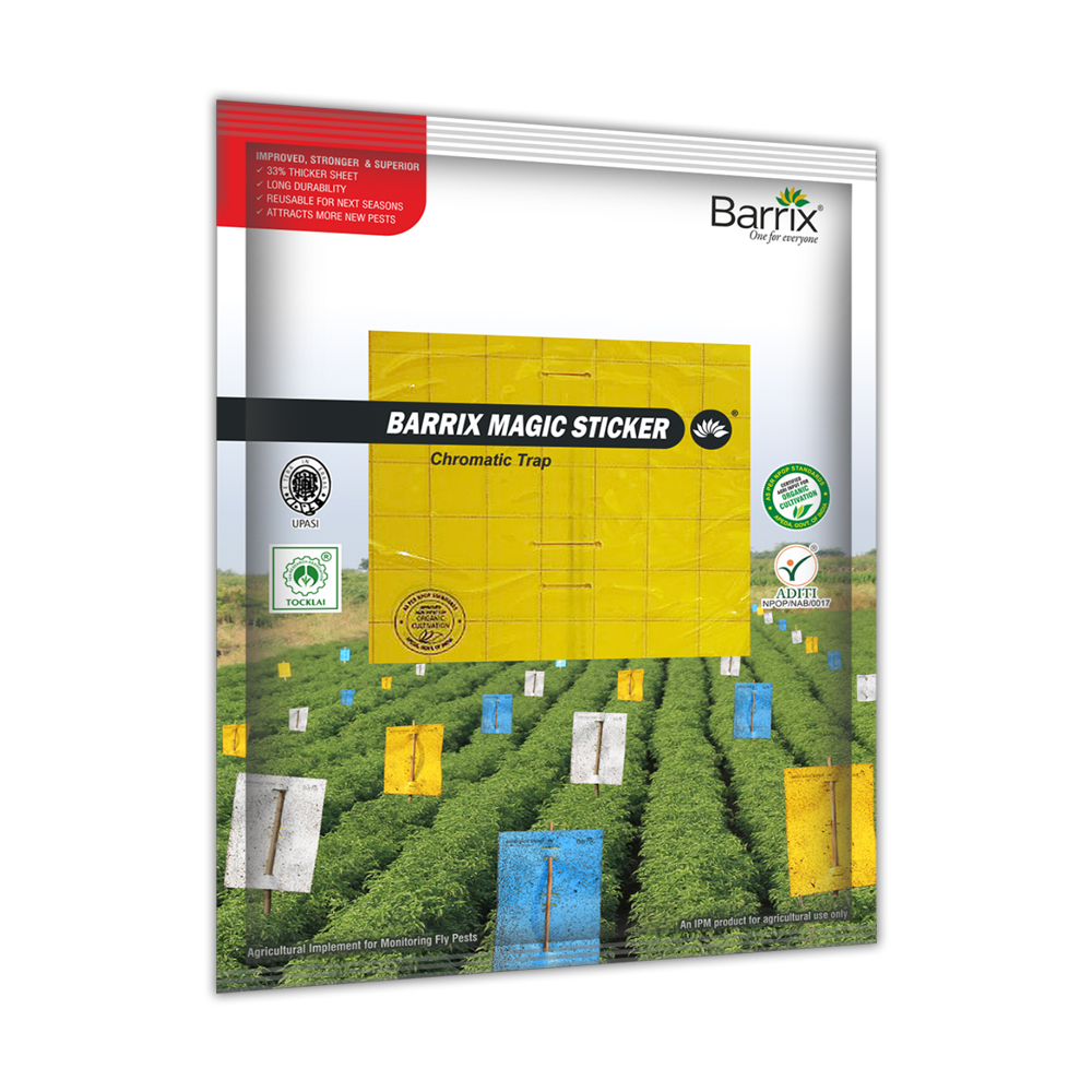 Barrix Magic Sticker Yellow Sticky Sheet - Effective against 22 type of ...